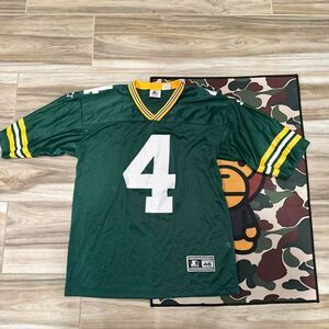 Vintages 90s Starter Green Bay Packers Brett Favre Green football NFL jersey